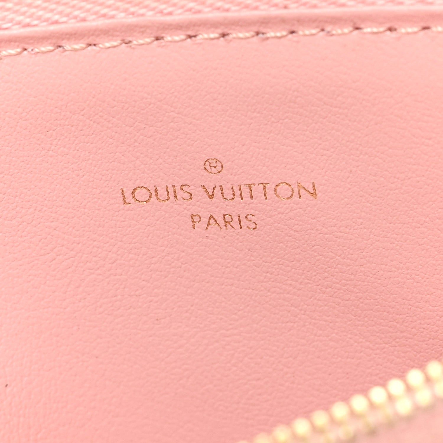 Empreinte Felicie Chain Wallet Zippered Insert Rose Poudre