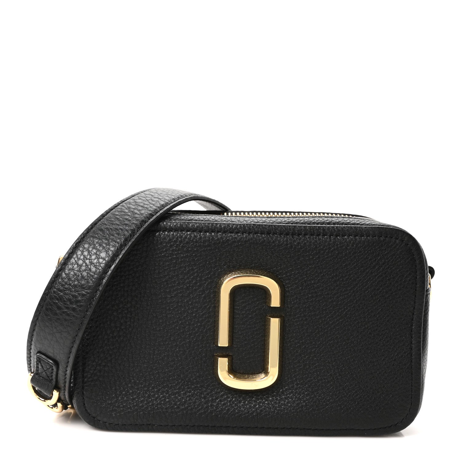 Calfskin Small Snapshot Camera Bag Black