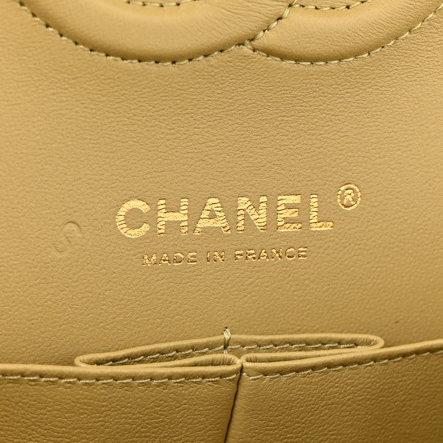 Caviar Quilted Medium Double Flap Light Green