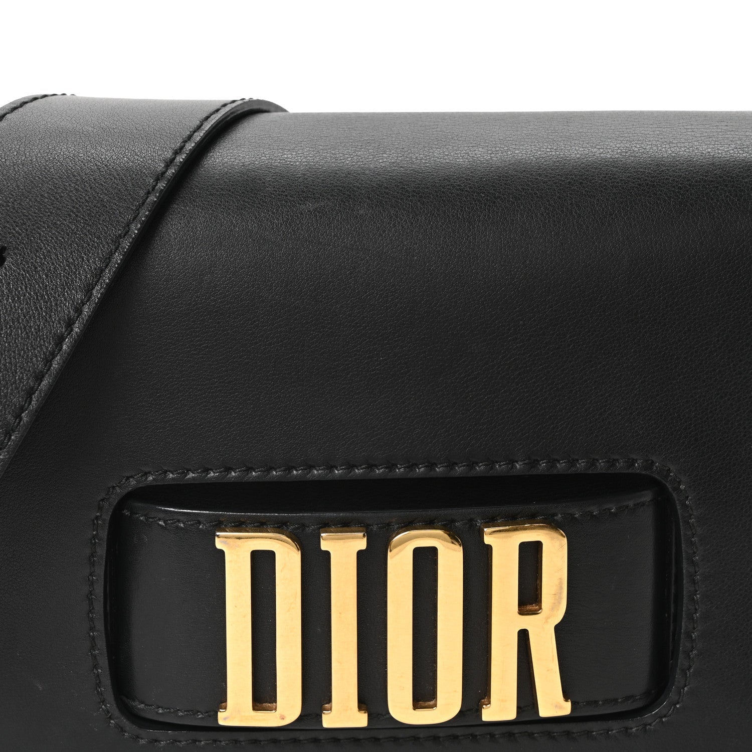 Smooth Calfskin Dio(r)evolution Flap Bag Black