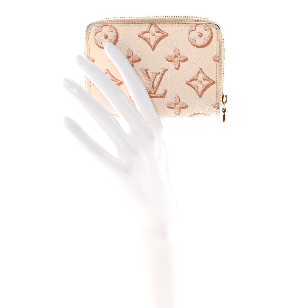 Monogram Fall for You Zippy Compact Wallet Beige Clair