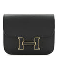 Epsom Lizard Constance Slim Wallet Black