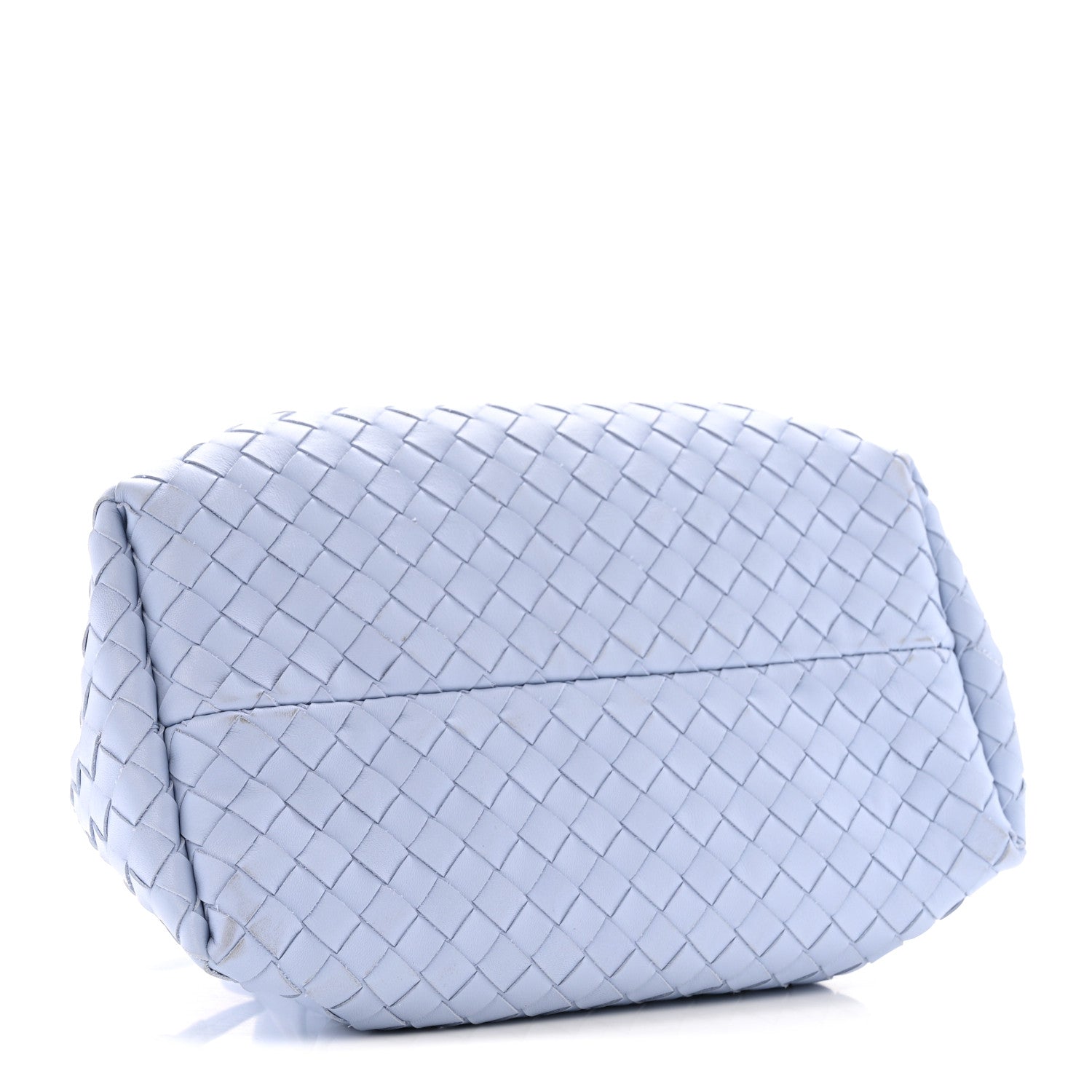 Calfskin Intrecciato Small Pinacoteca Tote Lunar Fondant