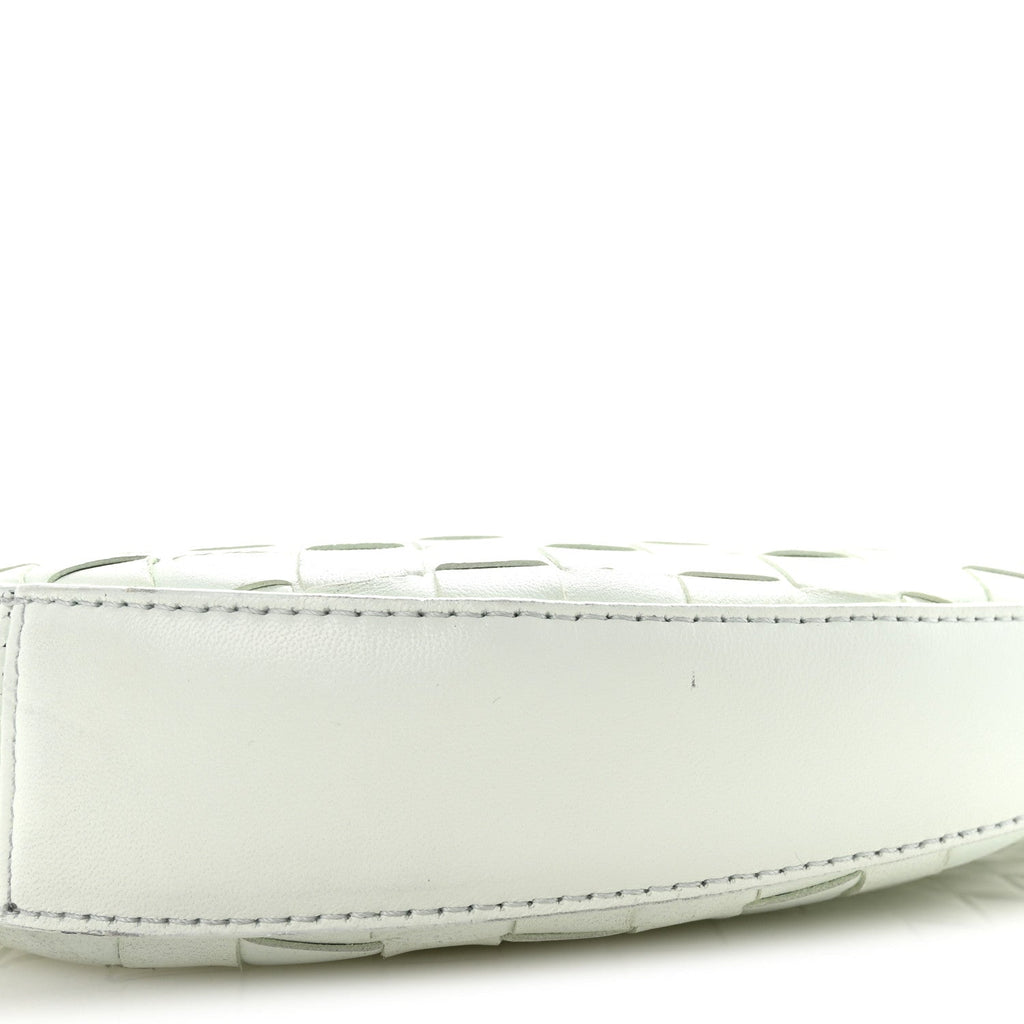 Nappa Intrecciato Small Drop Shoulder Bag Glacier