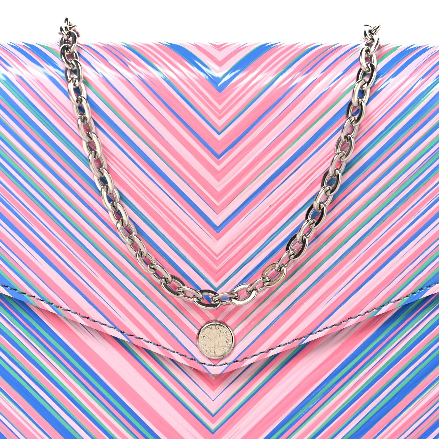 Epi Tropical Pochette Felicie Blue Rose