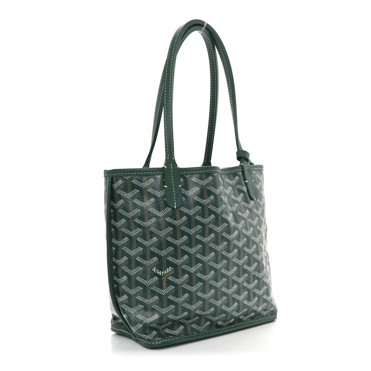 Goyardine Reversible Mini Anjou Green