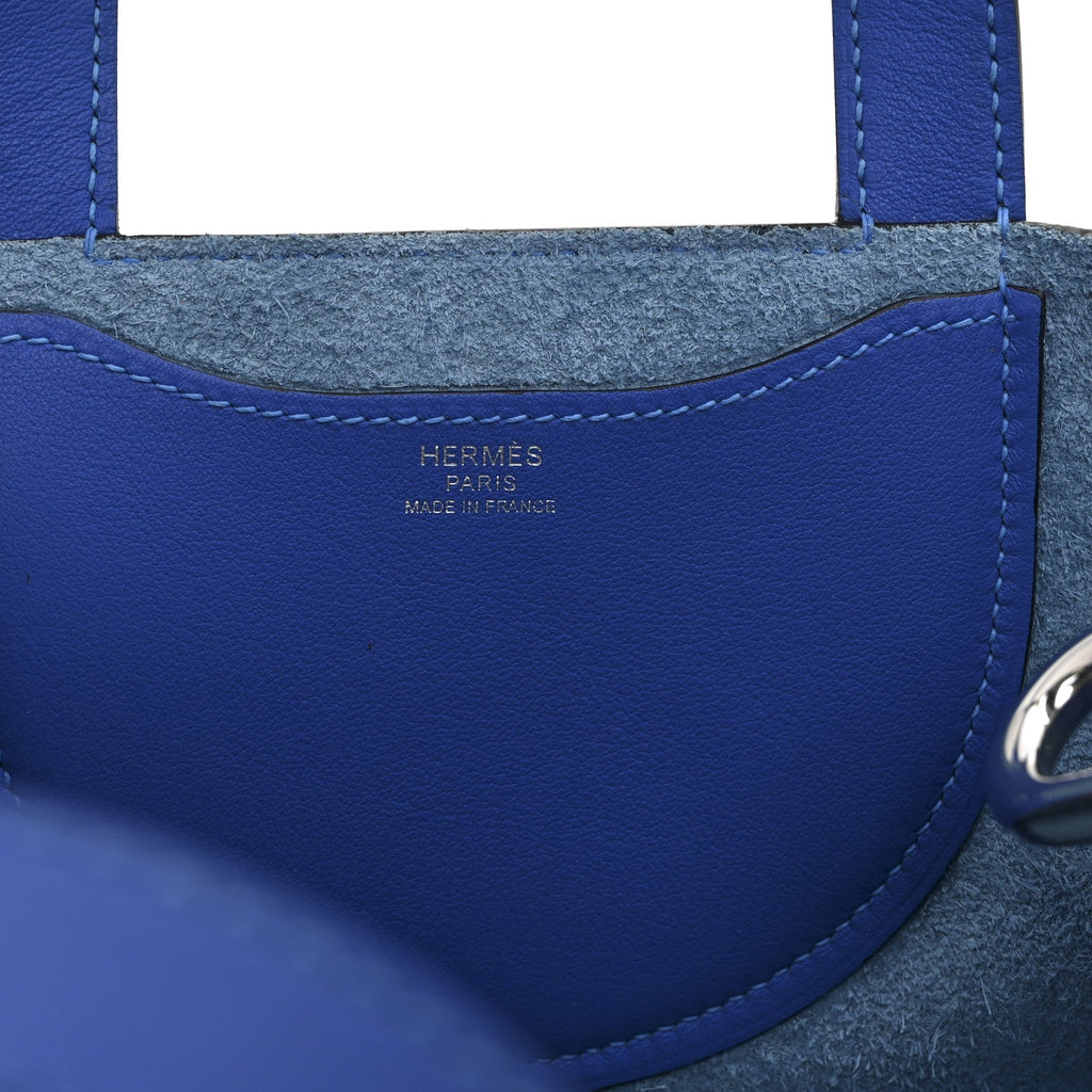 Taurillon Clemence Swift In-The-Loop 18 Bag Bleu Royal
