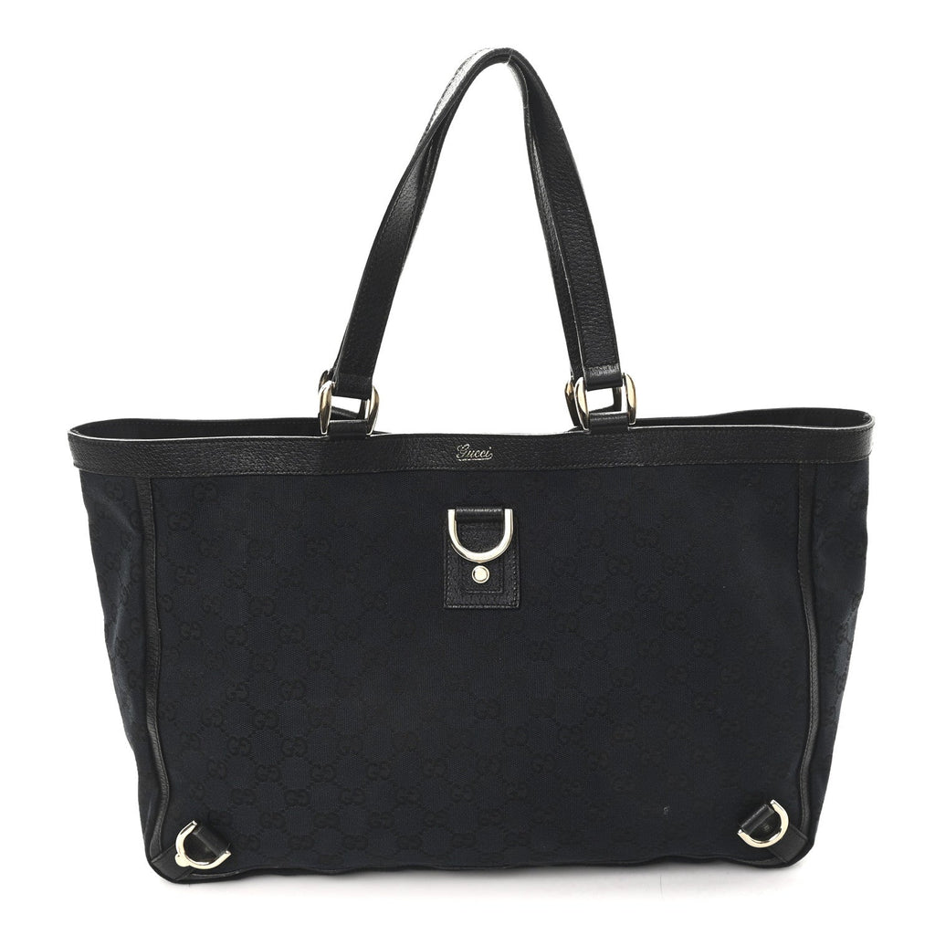 Monogram Large Abbey Tote Black