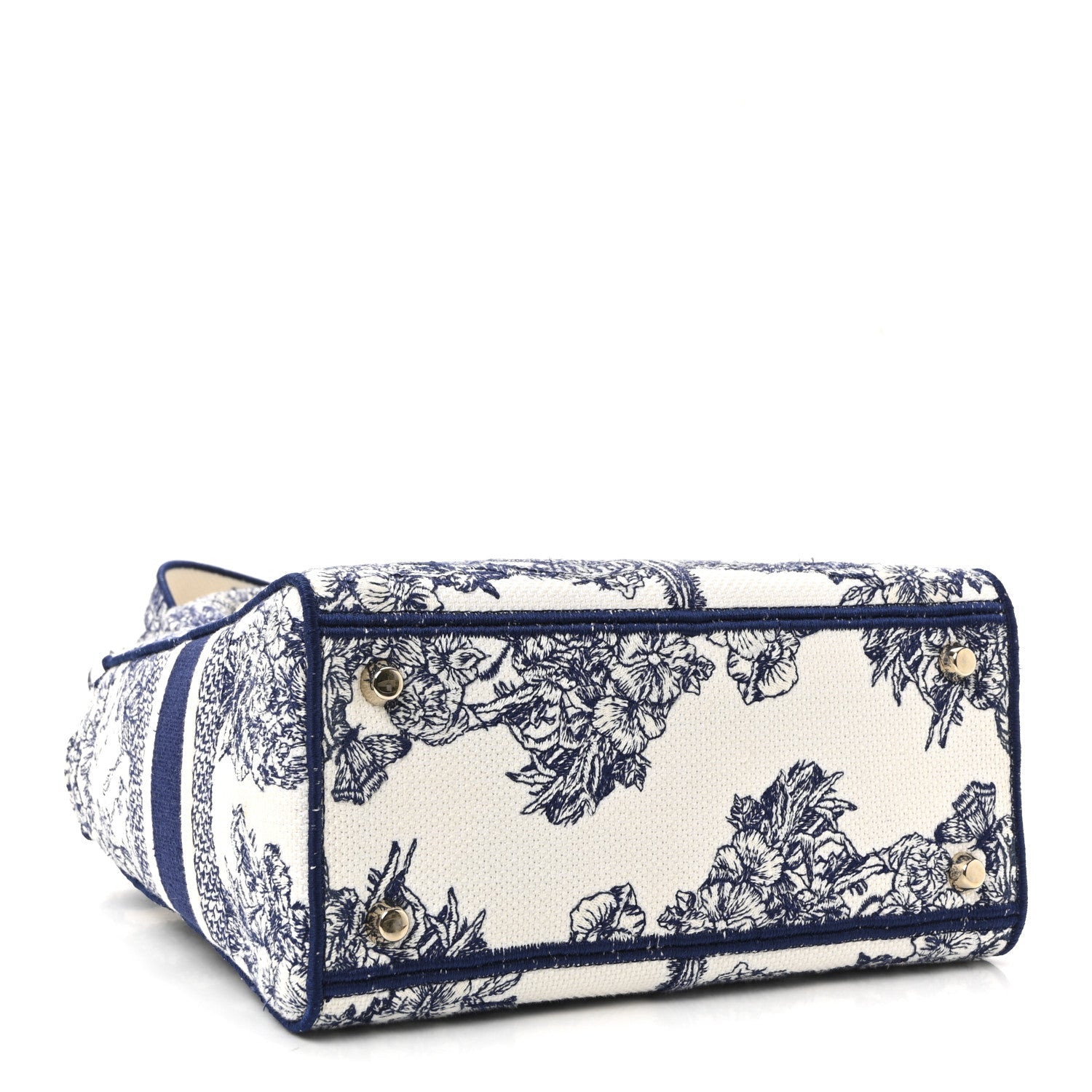 Canvas Reverse Embroidered Rêve d'Infini Medium Lady D-Lite Blue Multicolor