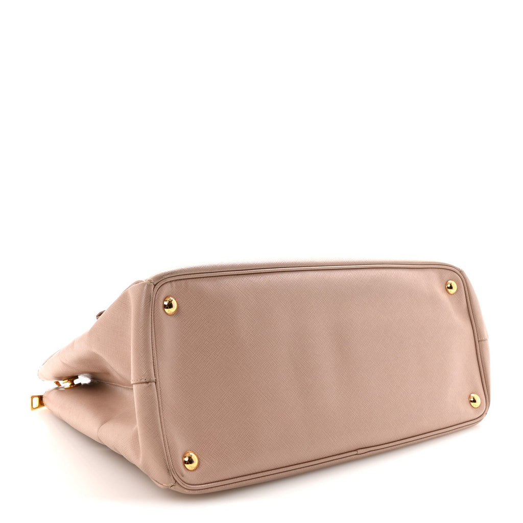 Saffiano Large Galleria Double Zip Tote Cammeo