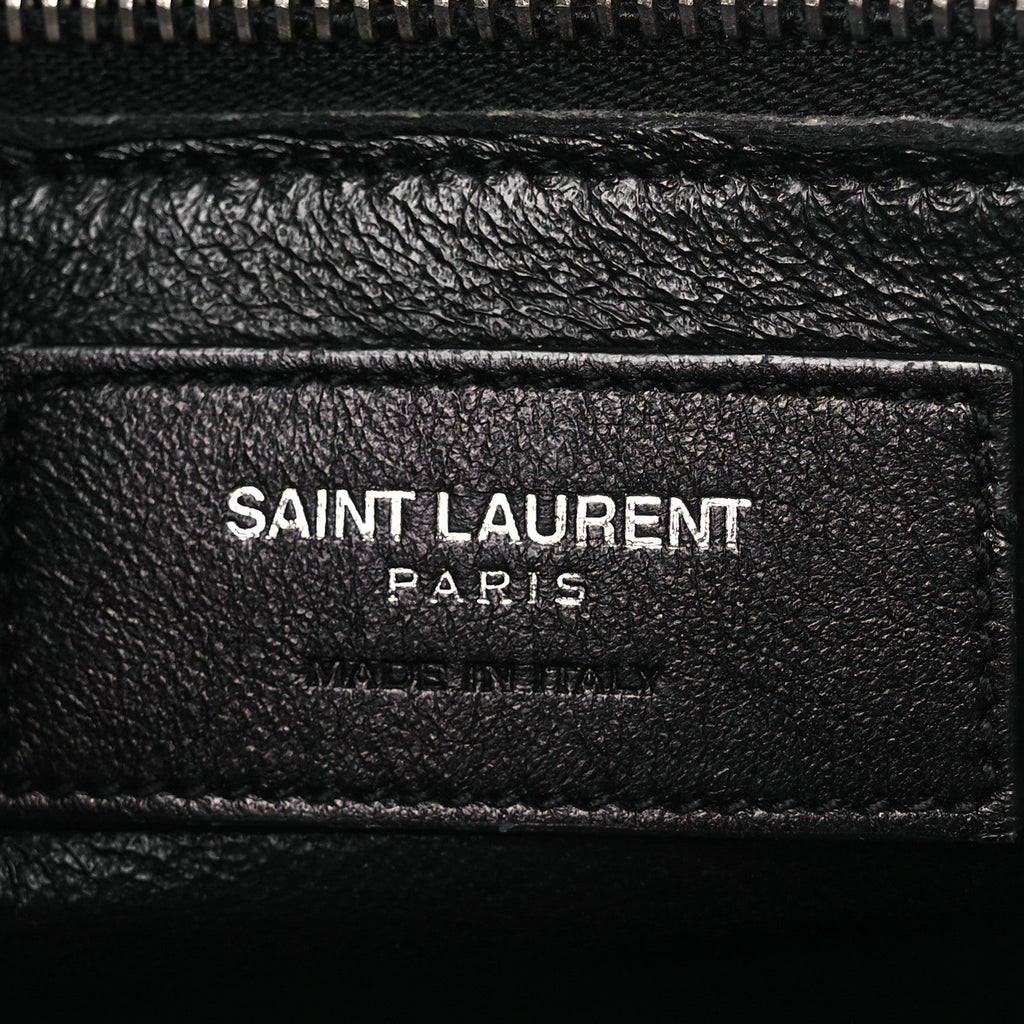 Calfskin Crocodile Embossed Small Sac de Jour Fog