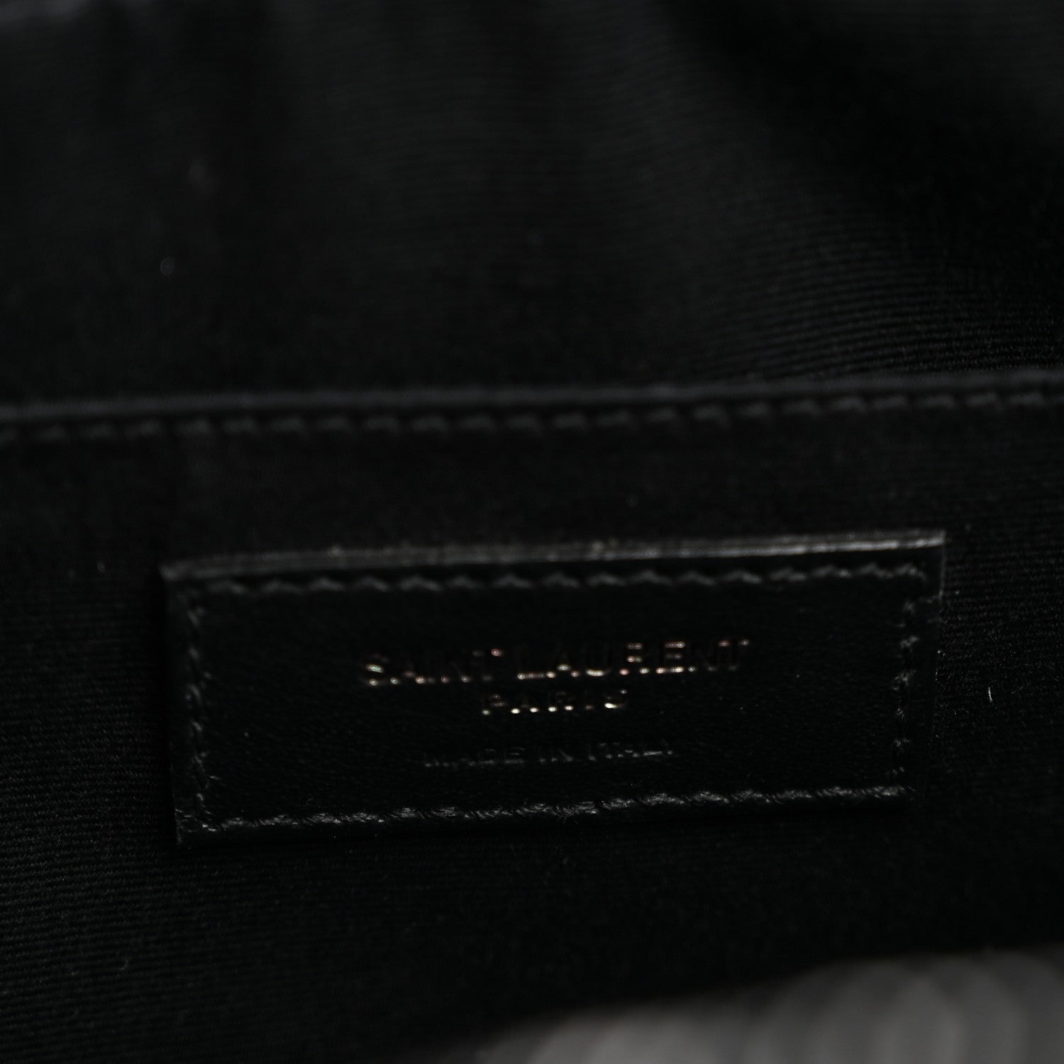 Calfskin Matelasse Monogram Monochrome Lou Camera Bag Black