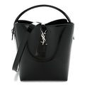 Patent Calfskin Le 37 Bucket Bag Black