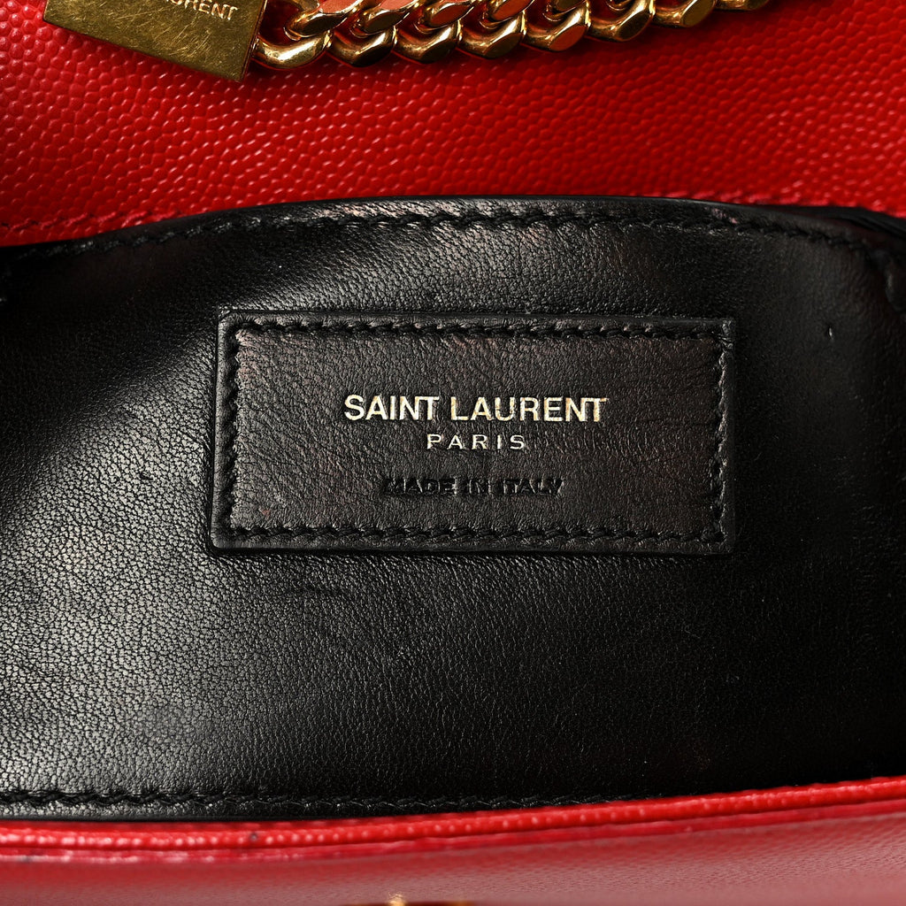 Grain De Poudre Small Monogram Kate Satchel Red