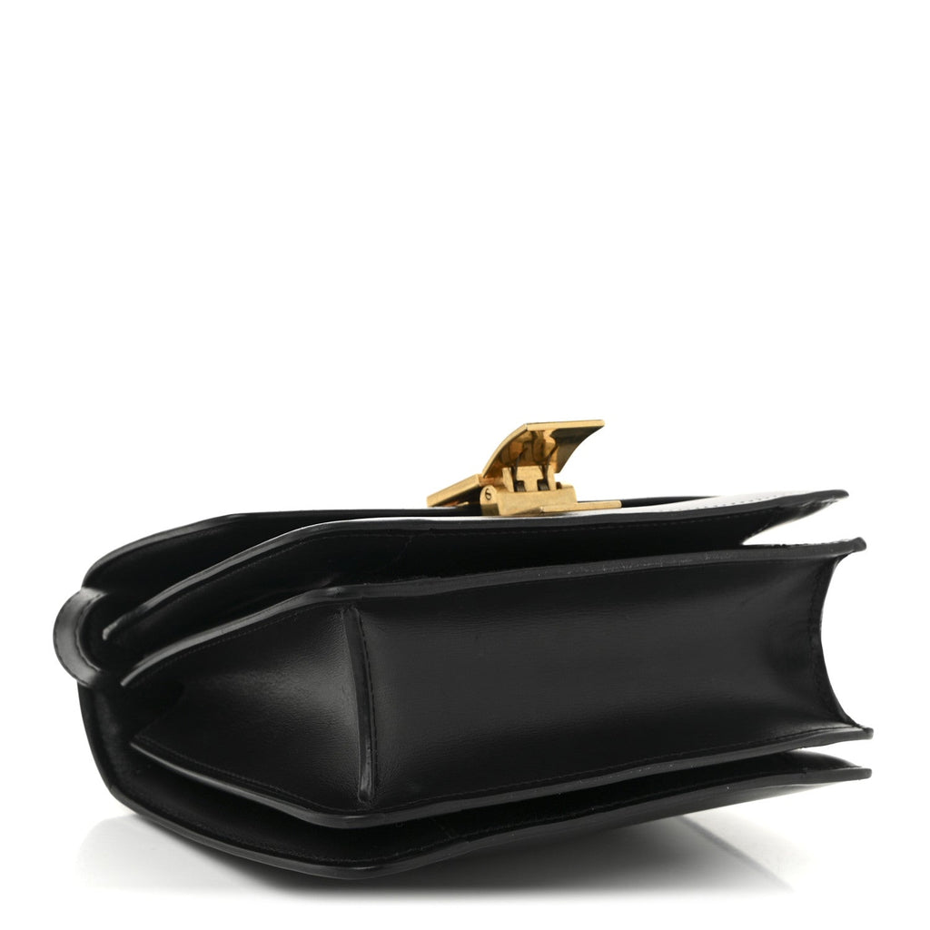 Box Calfskin Small Classic Box Flap Bag Black