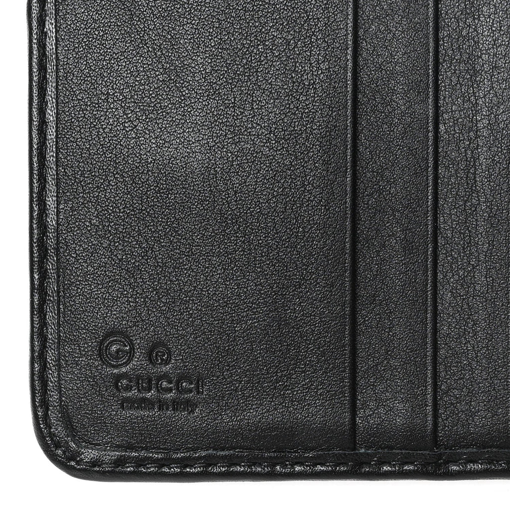 Microguccissima Compact Wallet Black