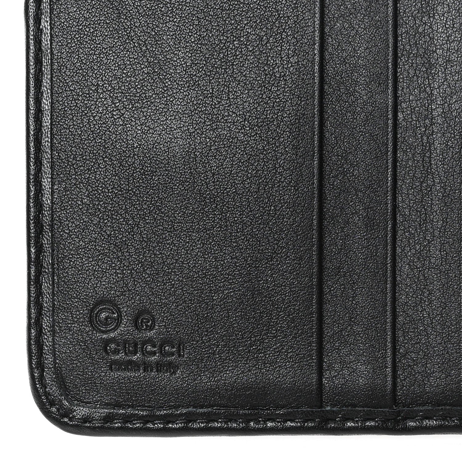 Microguccissima Compact Wallet Black