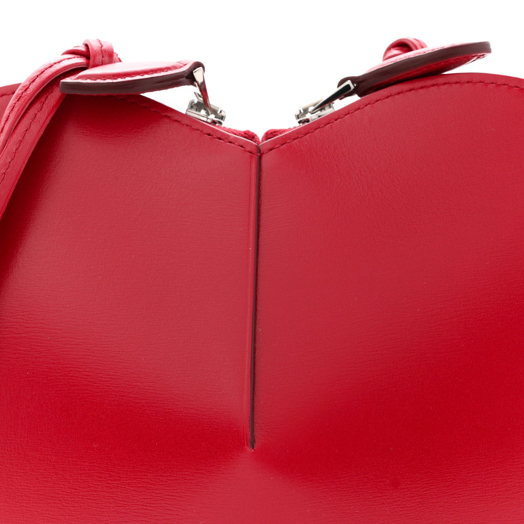 Lux Calfskin Le Coeur Bag Lacquer Red