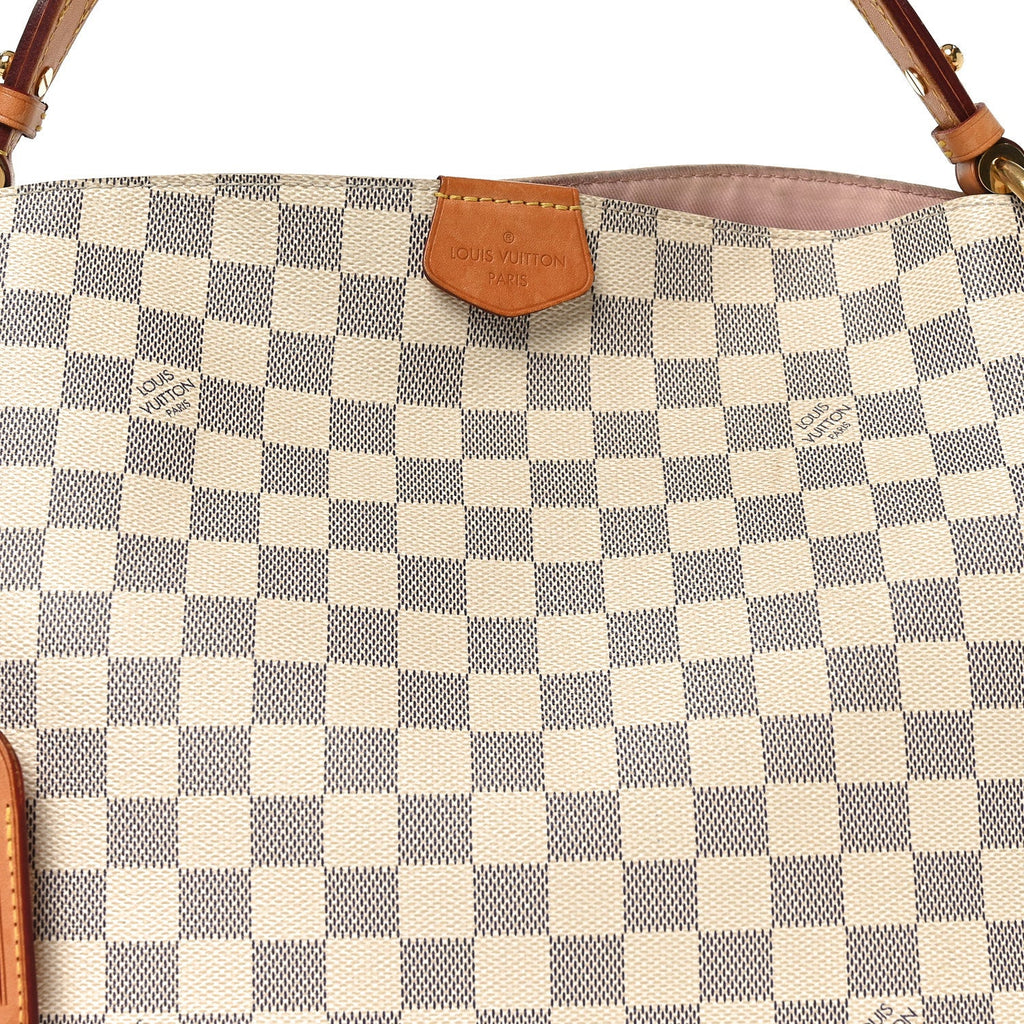 Damier Azur Graceful PM Rose Ballerine