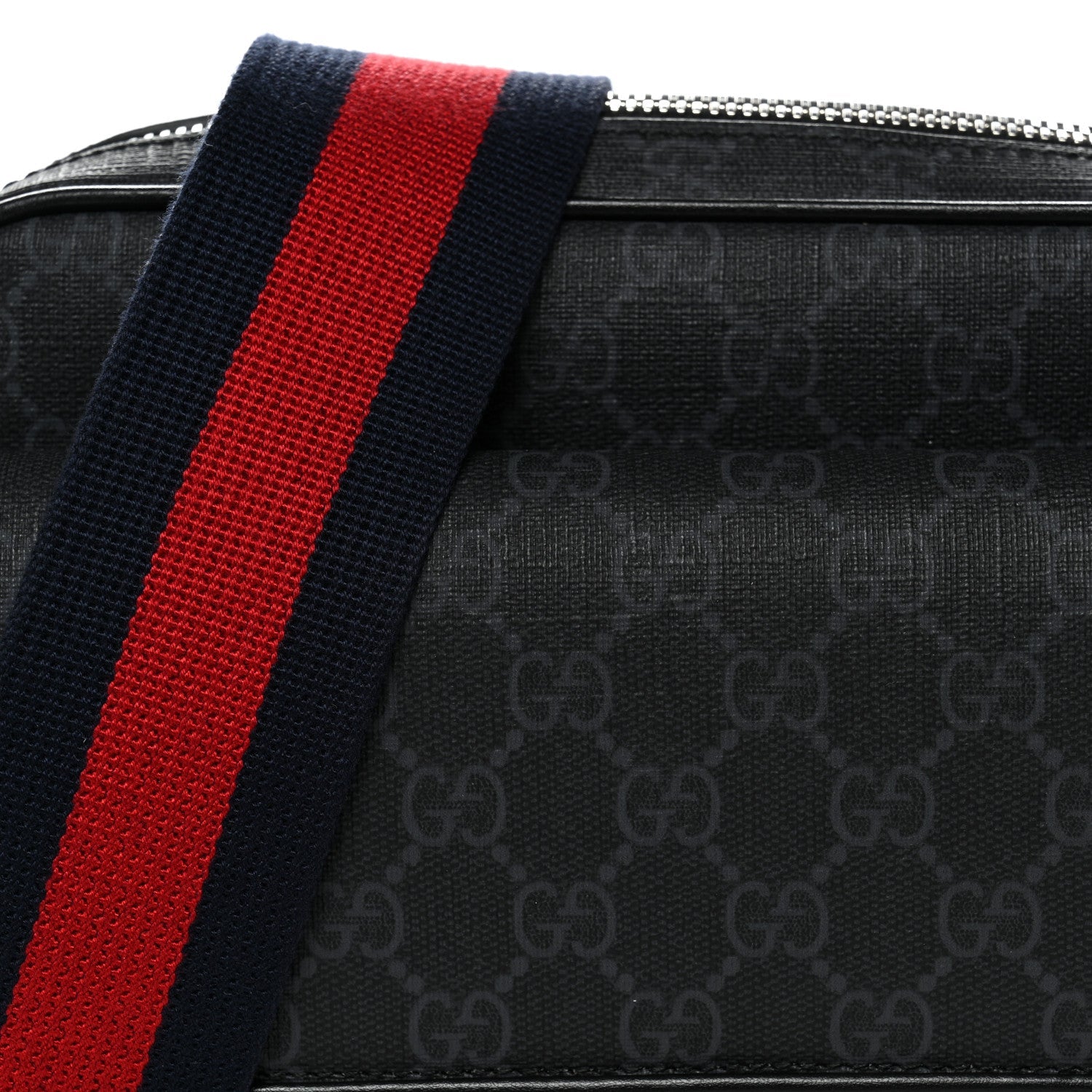 GG Supreme Monogram Small Crossbody Bag Black
