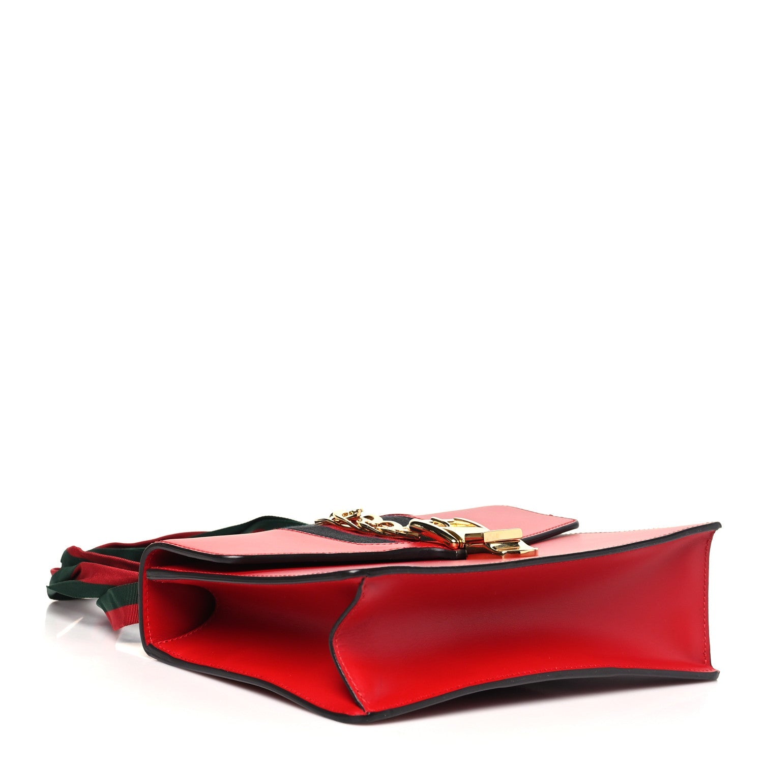 Calfskin Small Sylvie Shoulder Bag Hibiscus Red