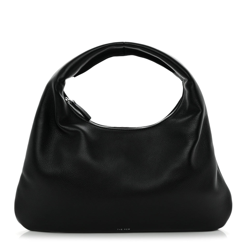 Grained Calfskin Small Everyday Shoulder Bag Black