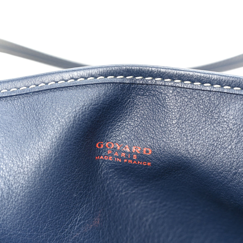 Goyardine Reversible Mini Anjou Navy