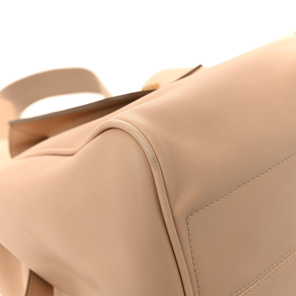 Calfskin Hollywood T Twist Tote Oat