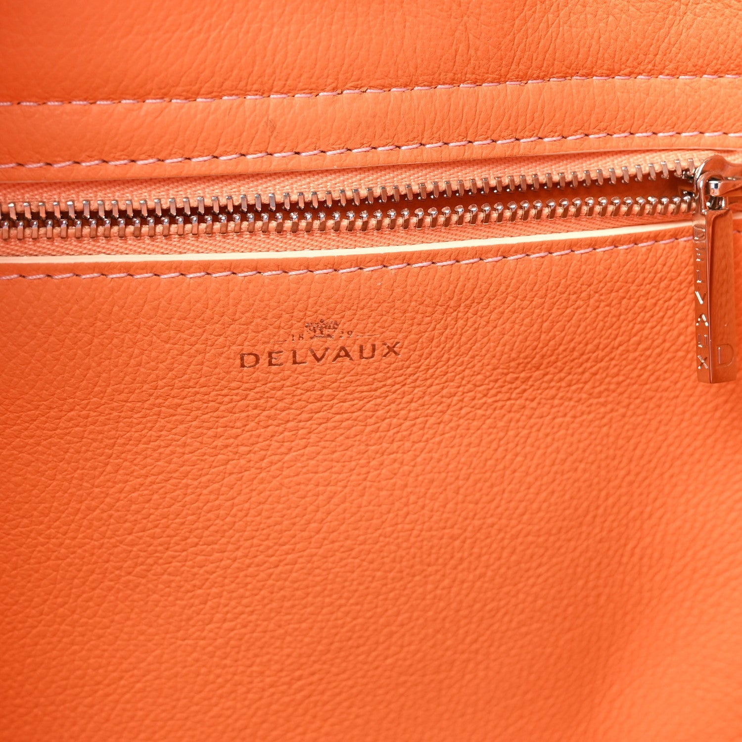 Grained Calfskin Mini So Cool Satchel Abricot