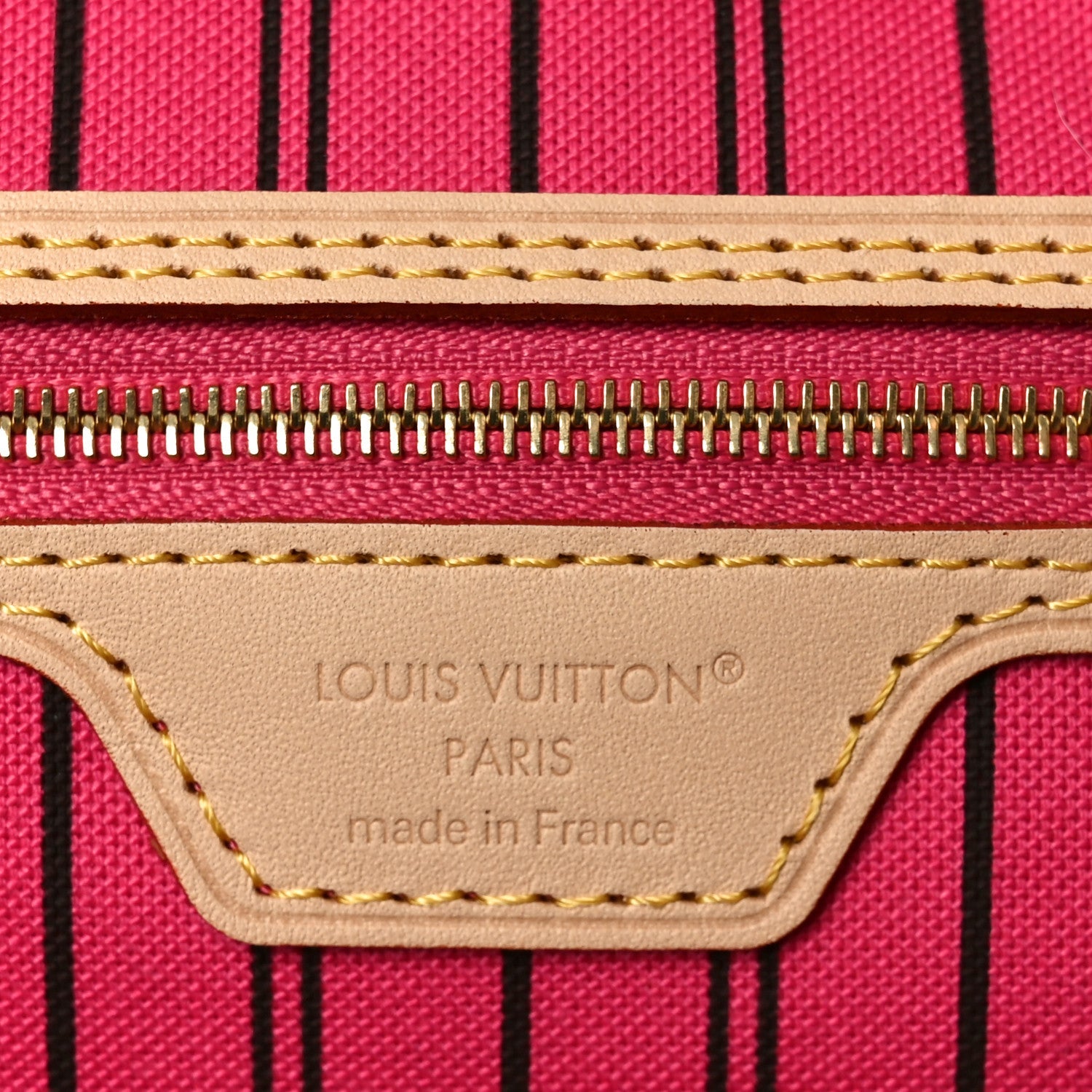 Monogram Inside Out Neverfull Bandouliere MM Rose Pondichery