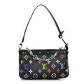 LV X TM Monogram Multicolor Pochette Accessories Black