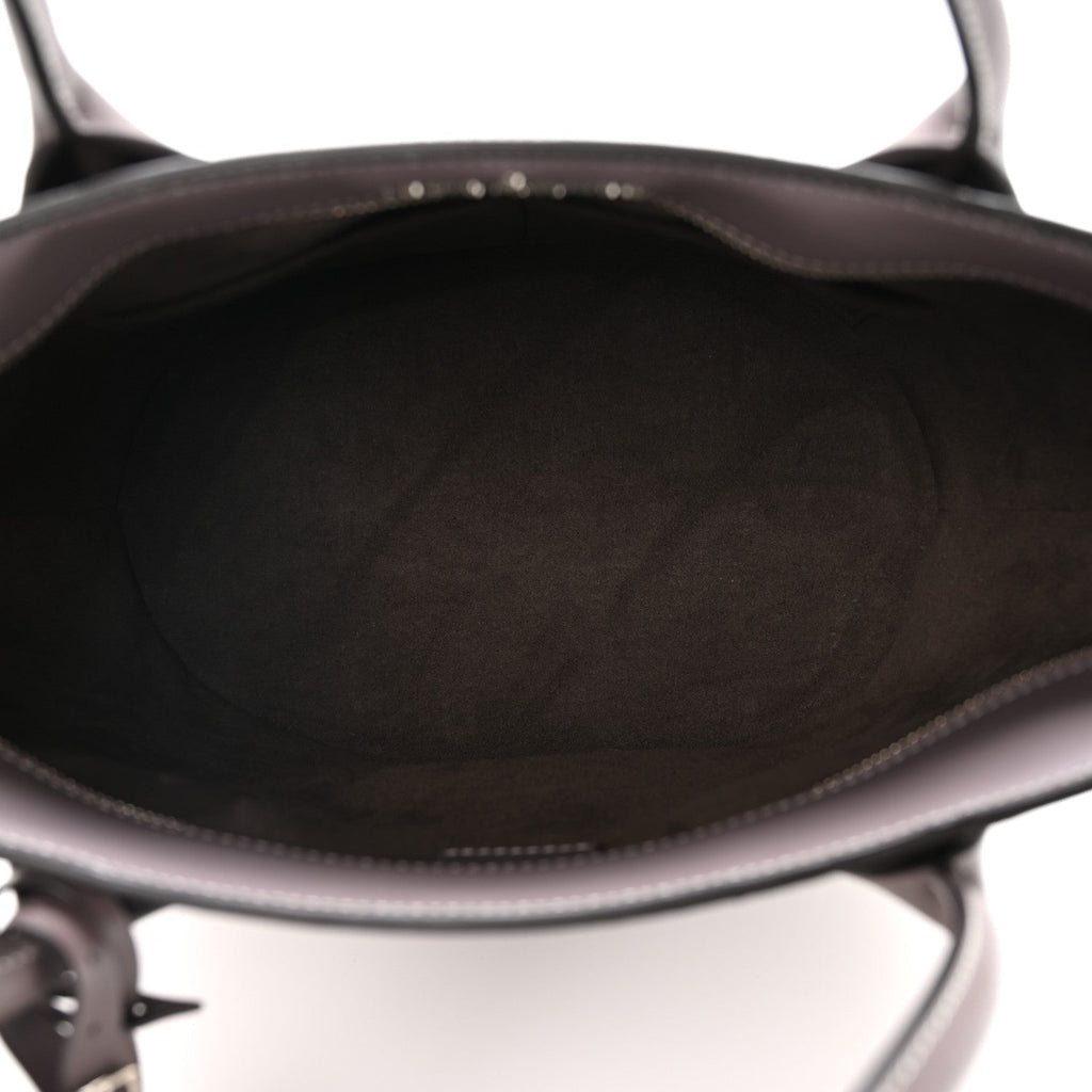 Veau Satin Holdall PM Gris