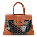 Goyardine Saigon Tote Black Gold