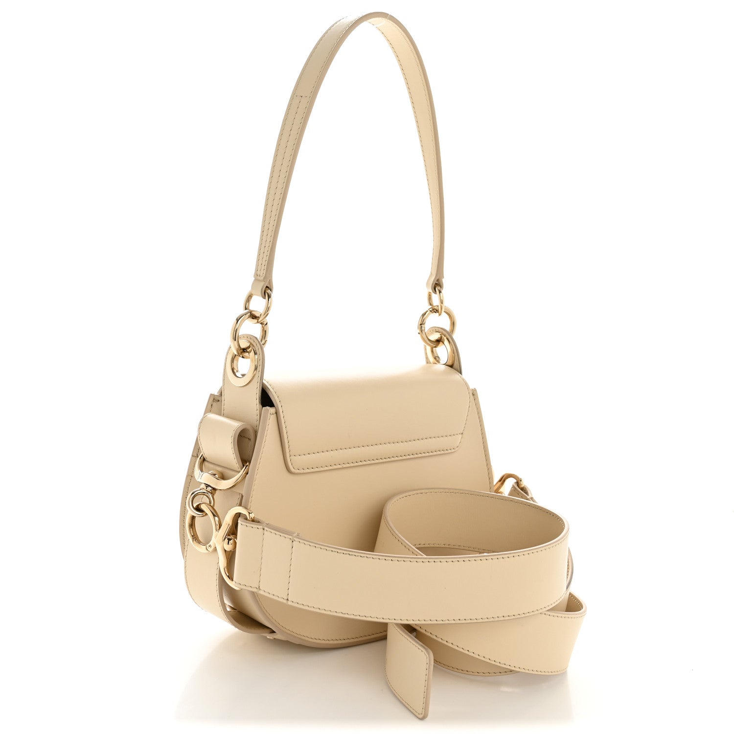 Calfskin Small Tess Bag  Sweet Beige