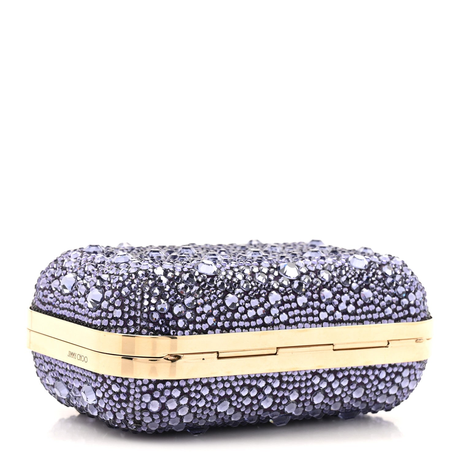 Crystal Micro Cloud Clutch Purple