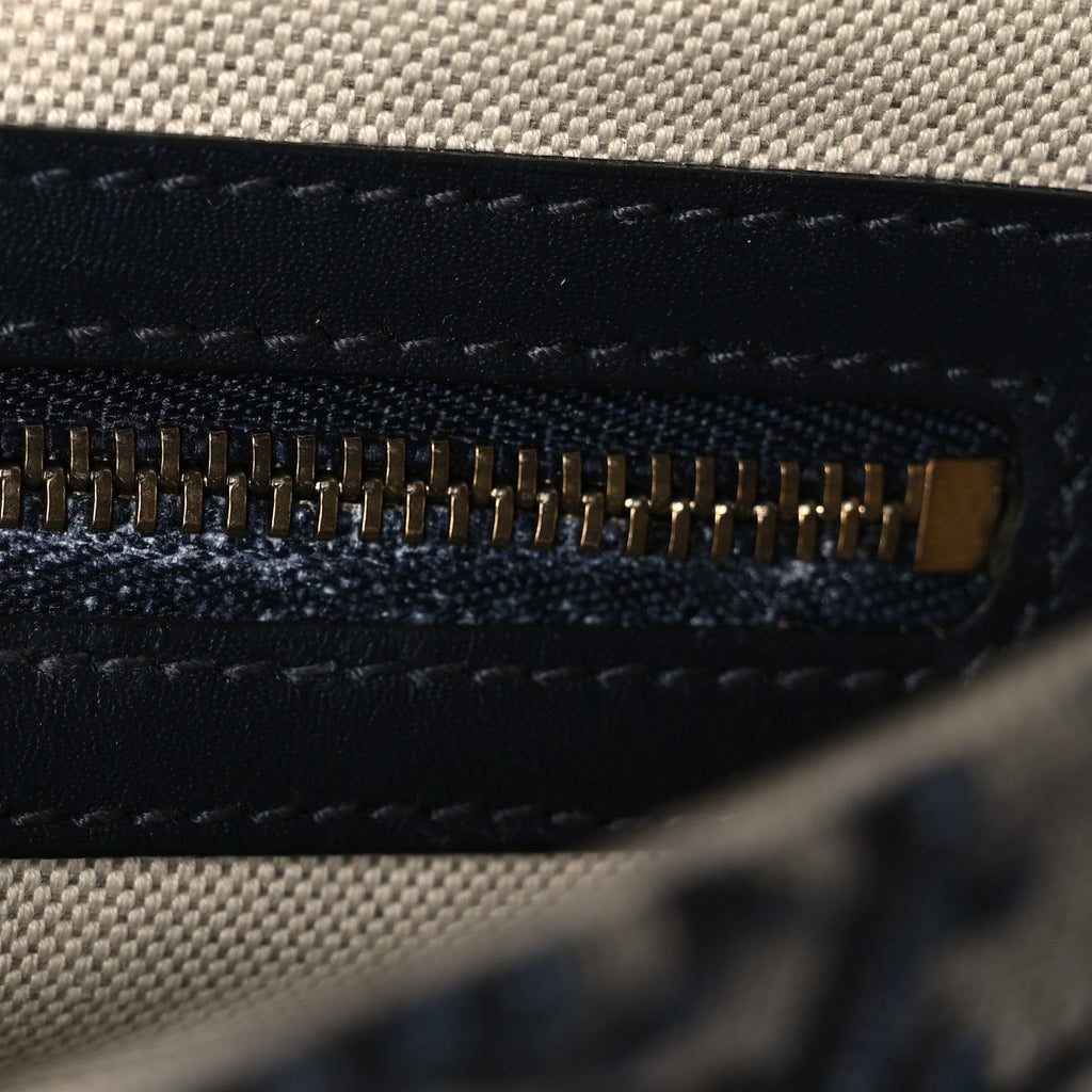 Oblique Saddle Bag Blue