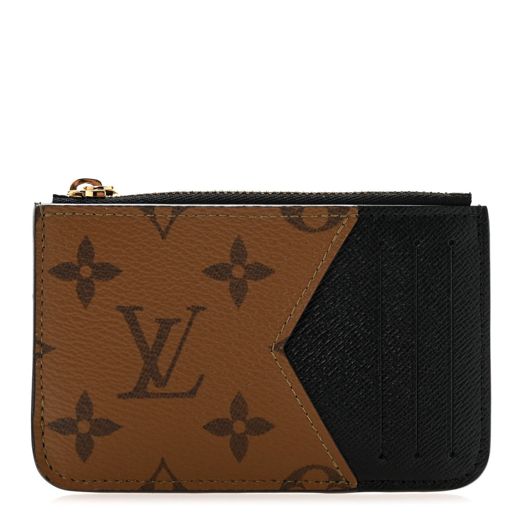 Reverse Monogram Zipped Romy  Holder