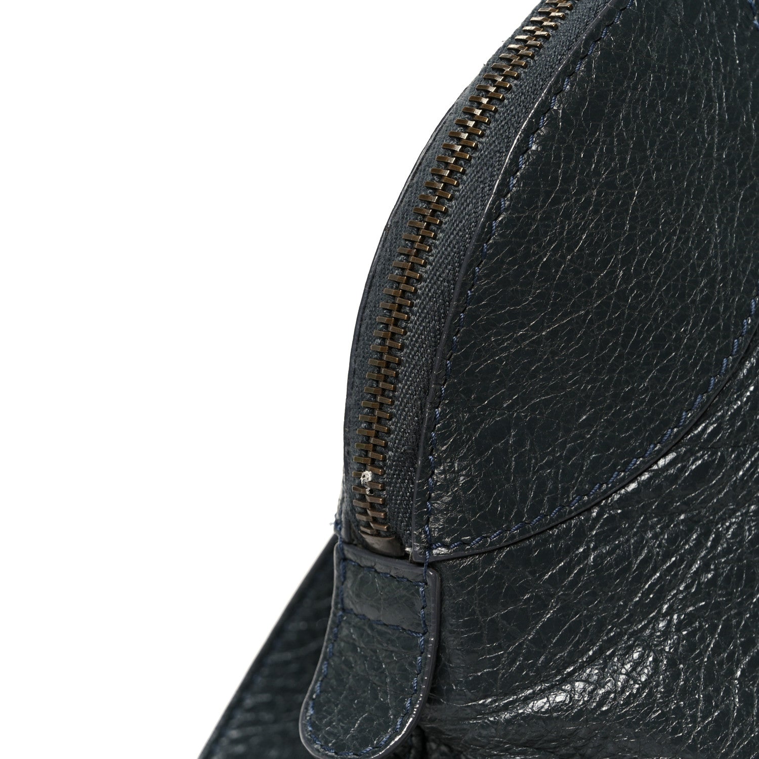 Agneau Classic Hardware Bowling Bag Anthracite