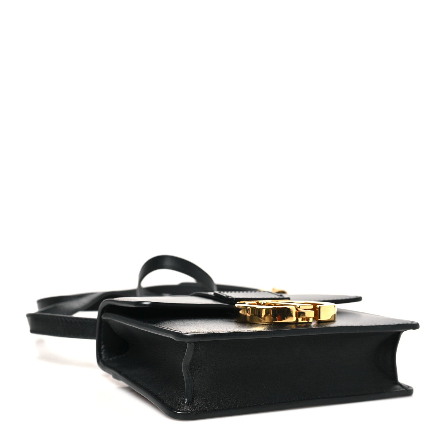 Smooth Calfskin 30 Montaigne Flap Bag Black