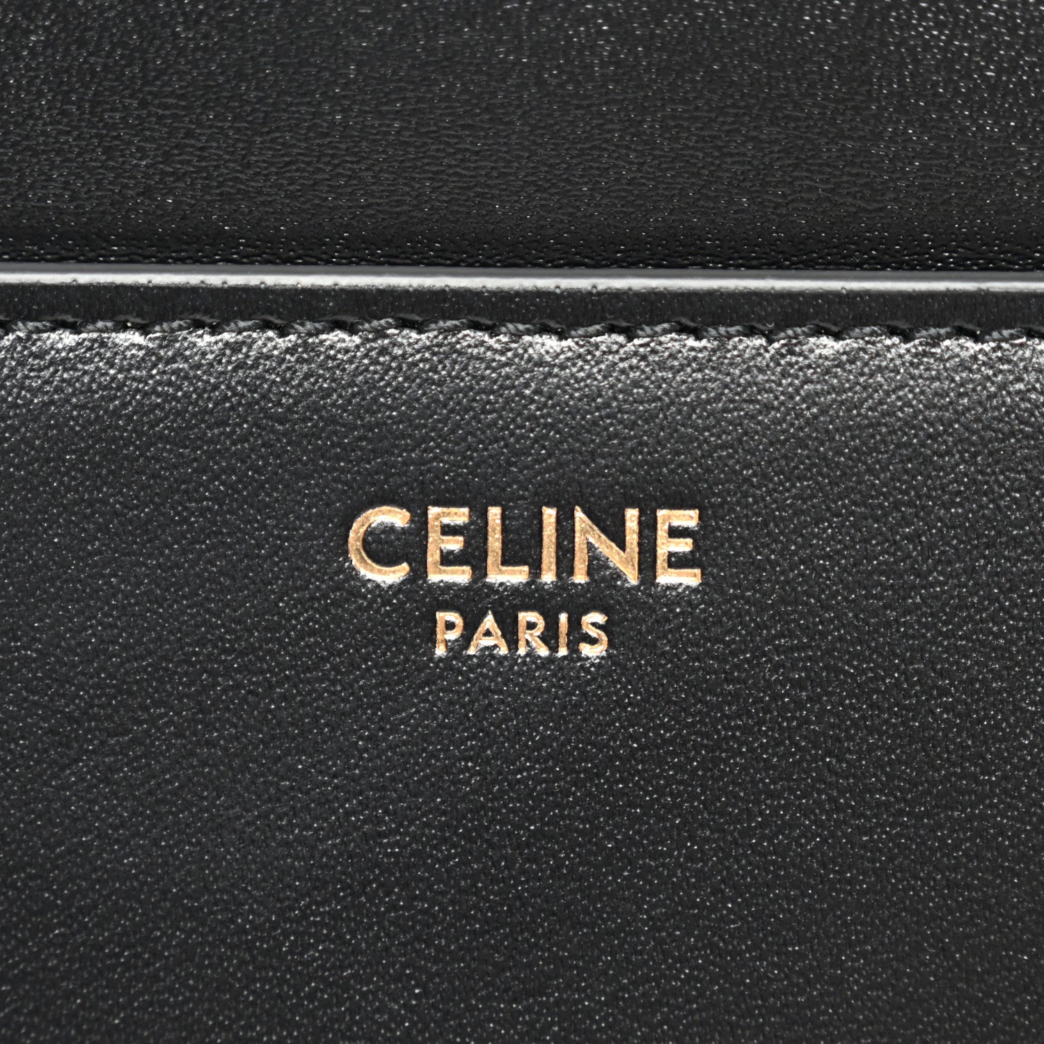 Satinated Calfskin Small 16 Top Handle Bag Black