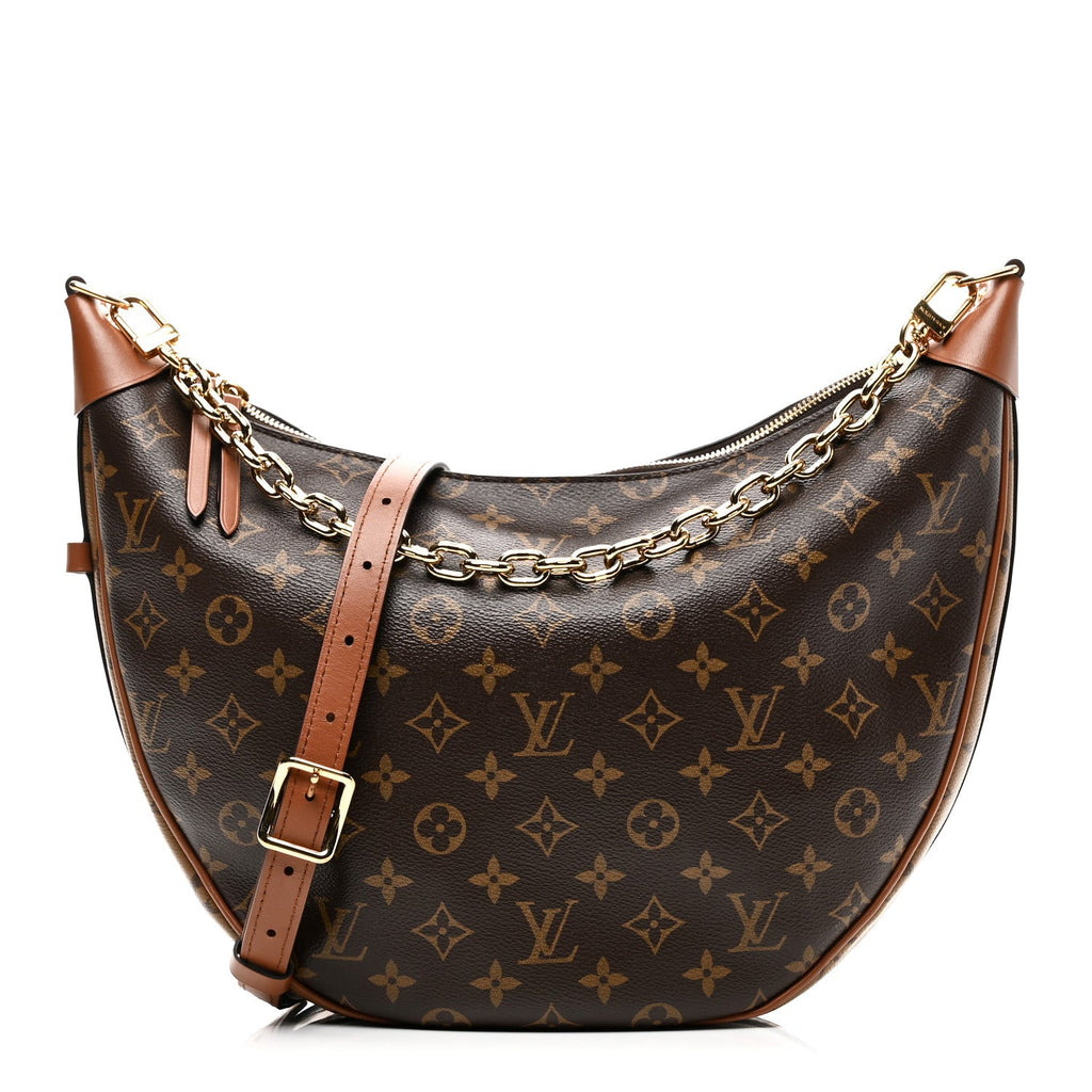 Reverse Monogram Loop Hobo