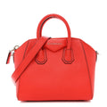 Sugar Goatskin Mini Antigona Pop Red