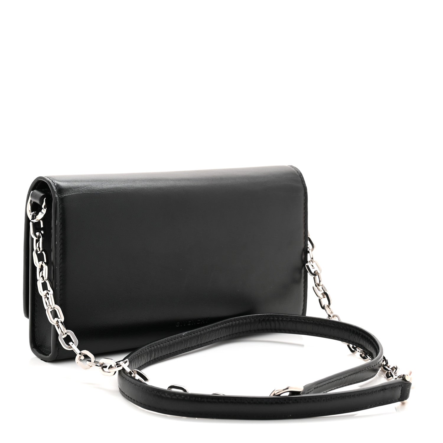 Box Calfskin 4G Wallet on Chain Black