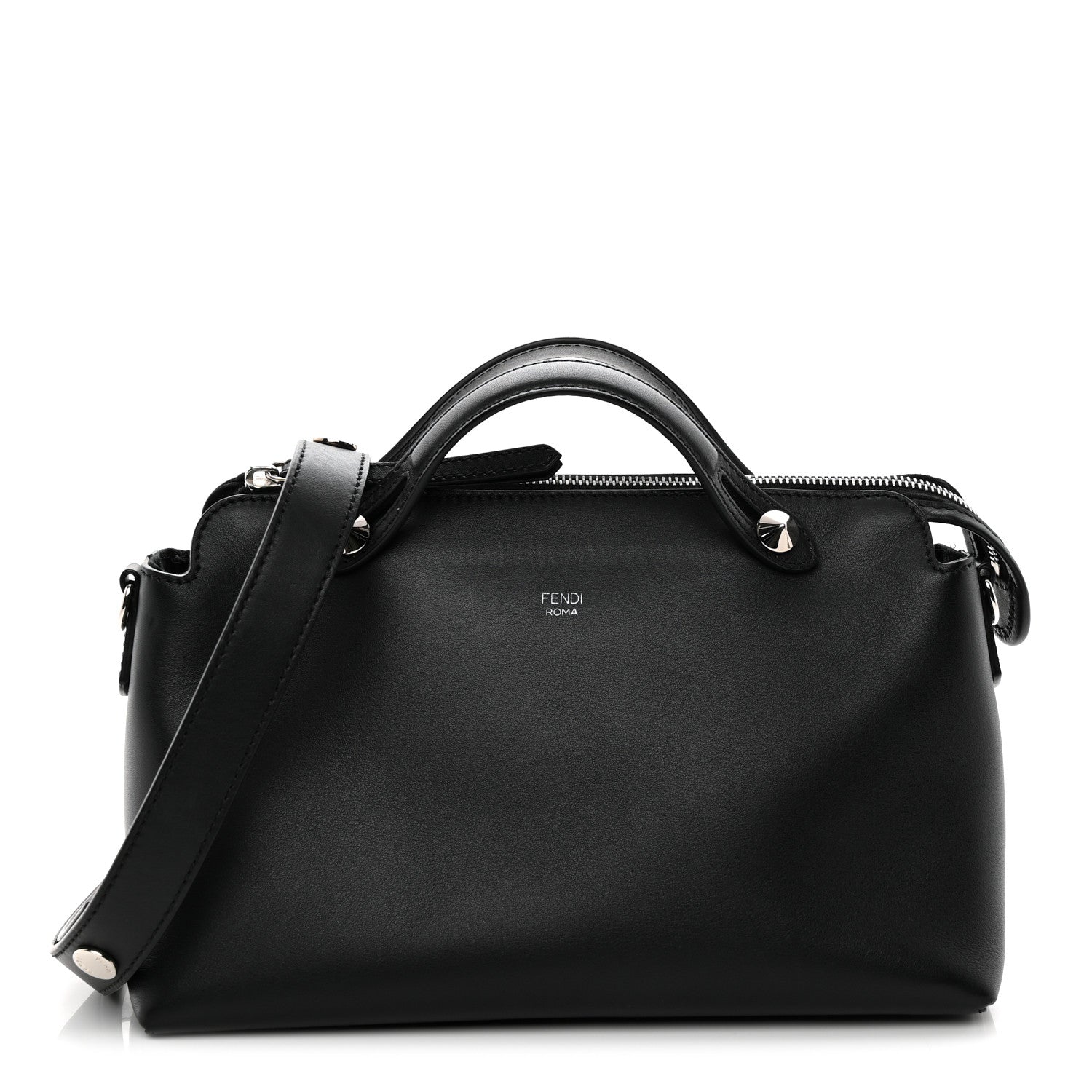 Vitello Dolce Medium By The Way Boston Bag Black