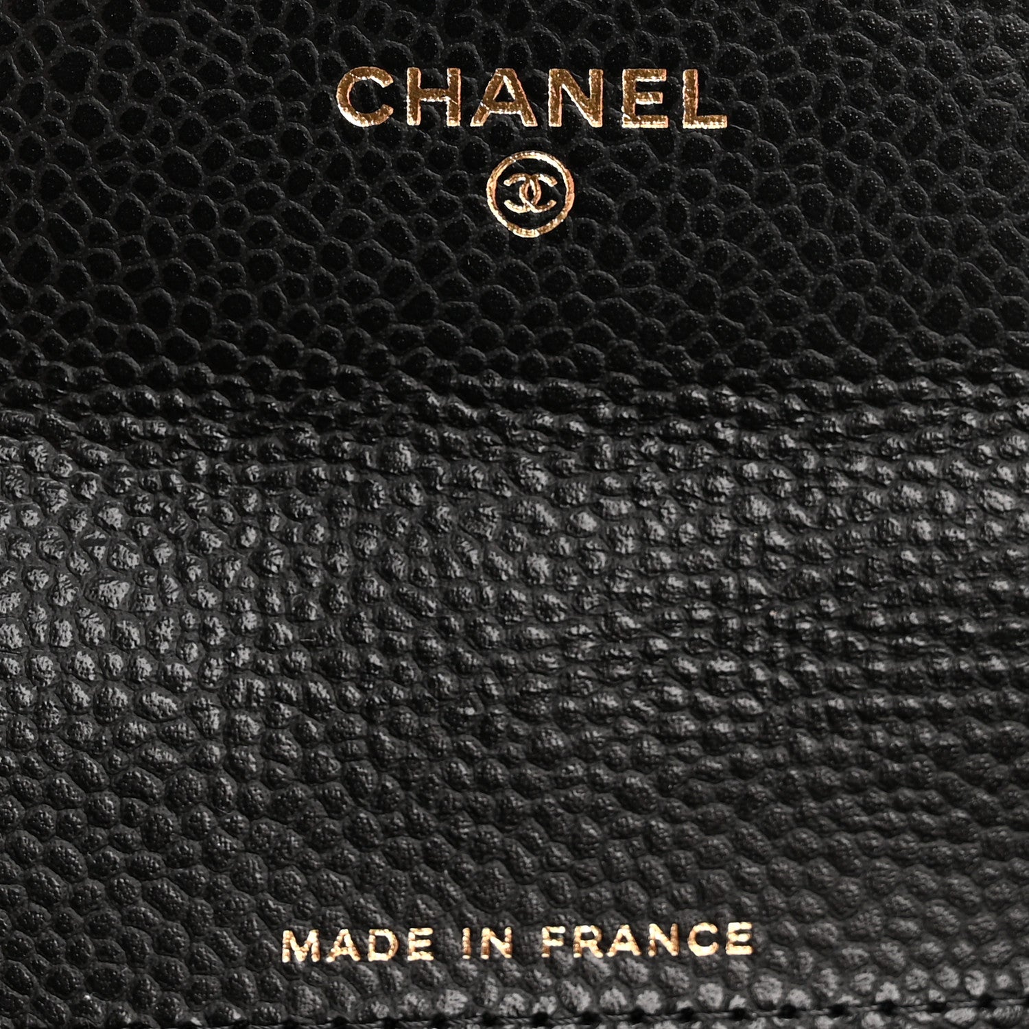 Caviar Quilted Flap  Holder Wallet Black