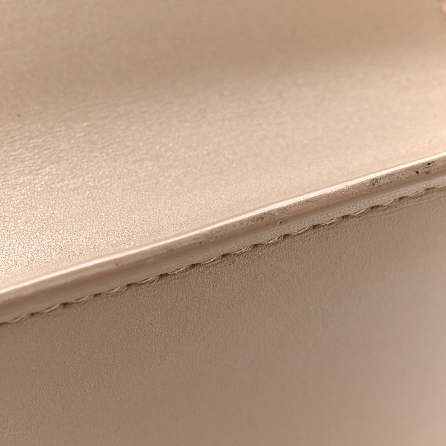 Smooth Calfskin Le Carre Satchel Dark Beige