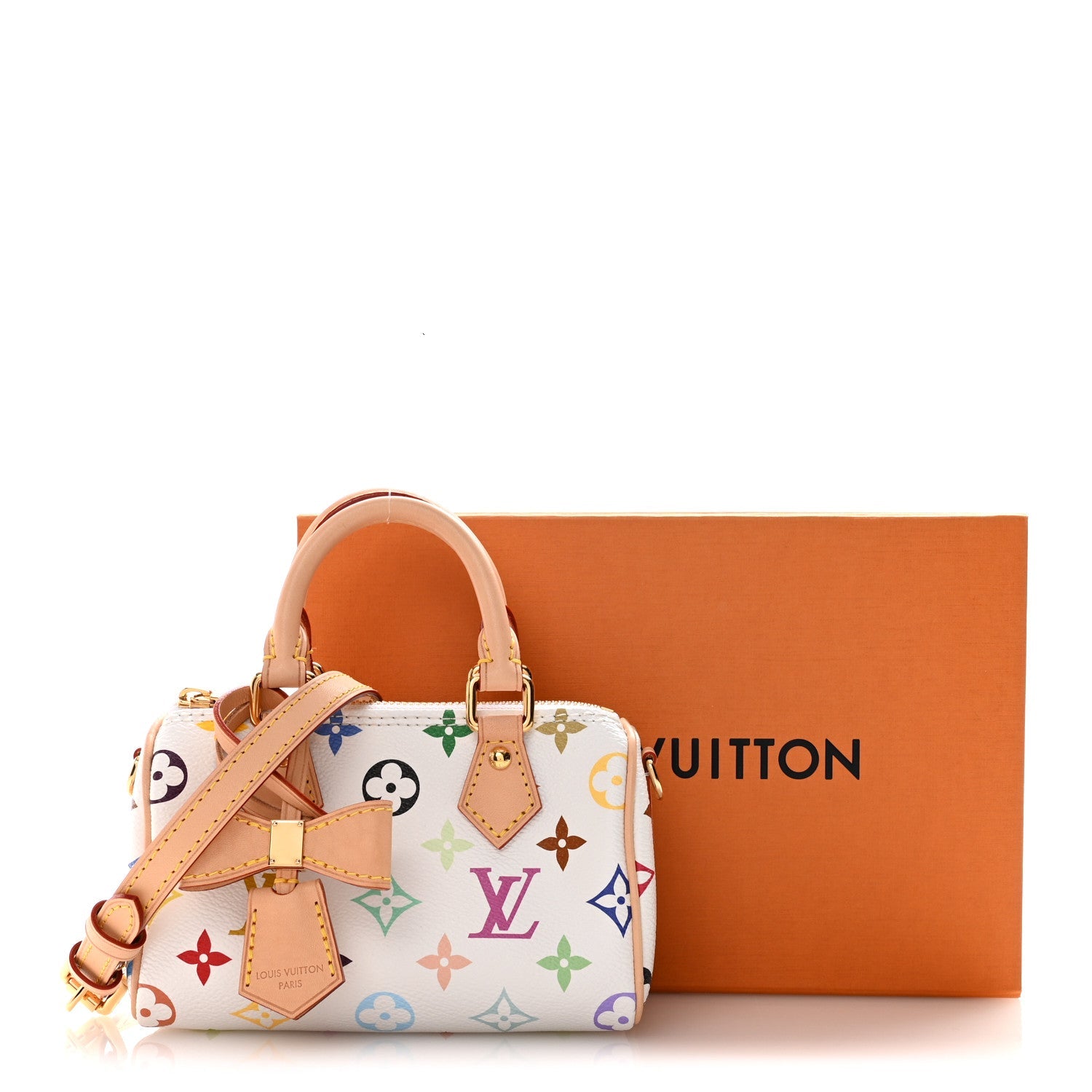 LV X TM Monogram Multicolor Nano Speedy White