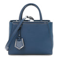 Vitello Elite Petite 2Jours Tote Blue Cobalto