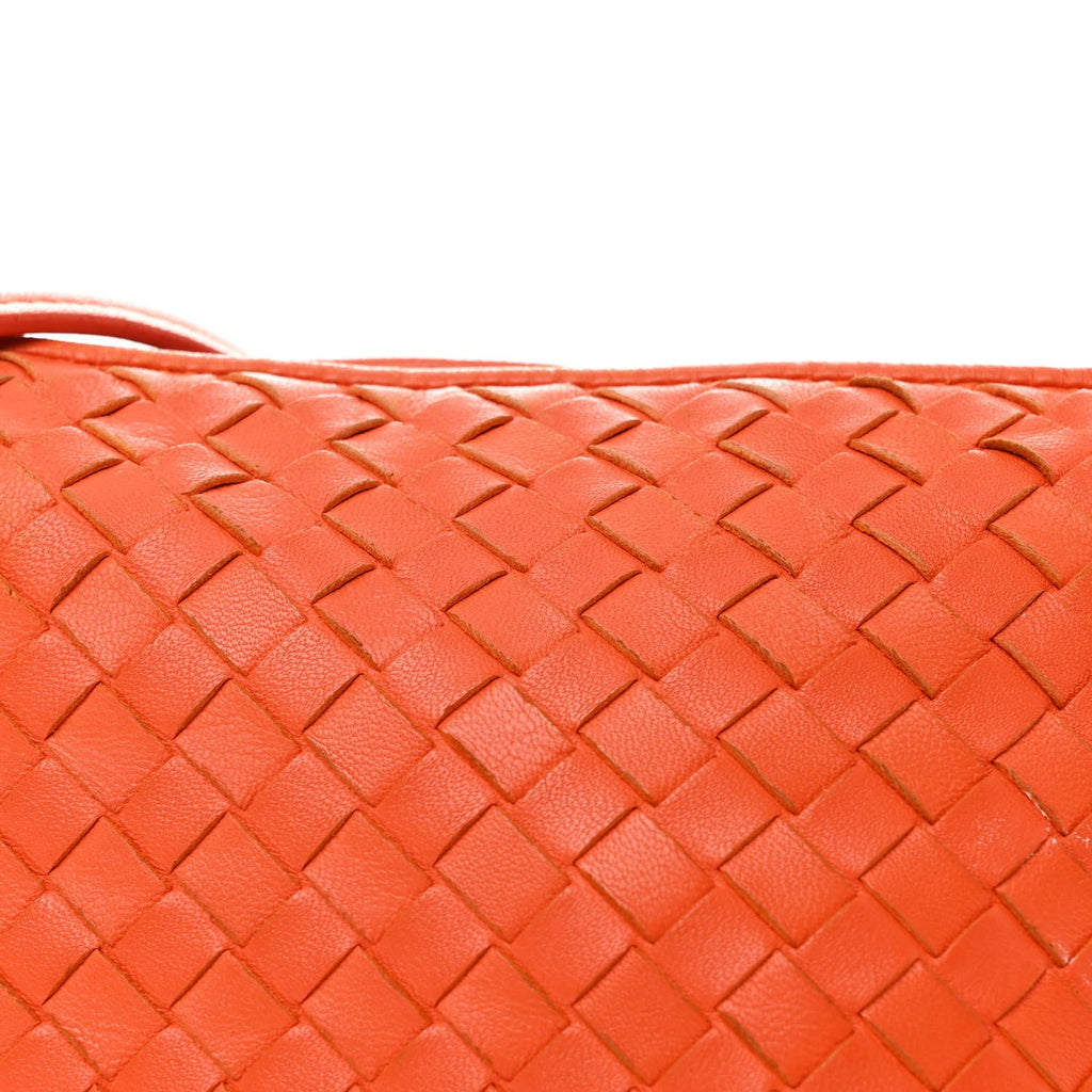 Nappa Intrecciato Nodini Crossbody Messenger Noce
