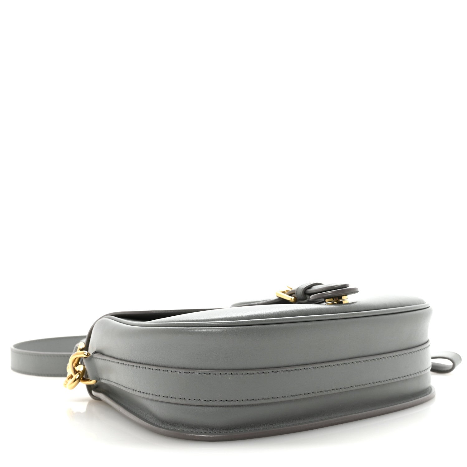 Box Calfskin Medium Bobby Flap Gray